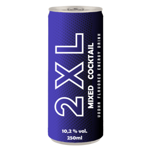 2Xl Vodka Mixed Cocktail, 25Cl