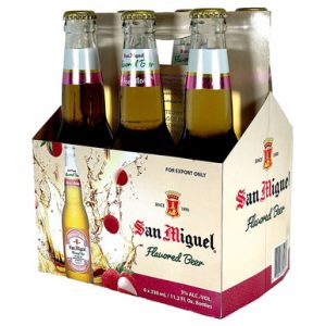 San Miguel Lychee Beer Bottle 24 x 33 cl